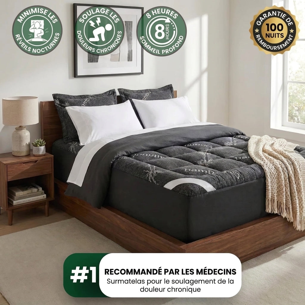 Surmatelas en bambou Selenia