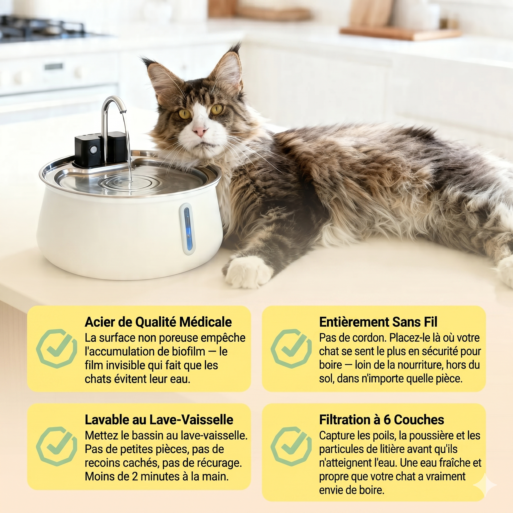 Fontaine Pour Chat- Selenia