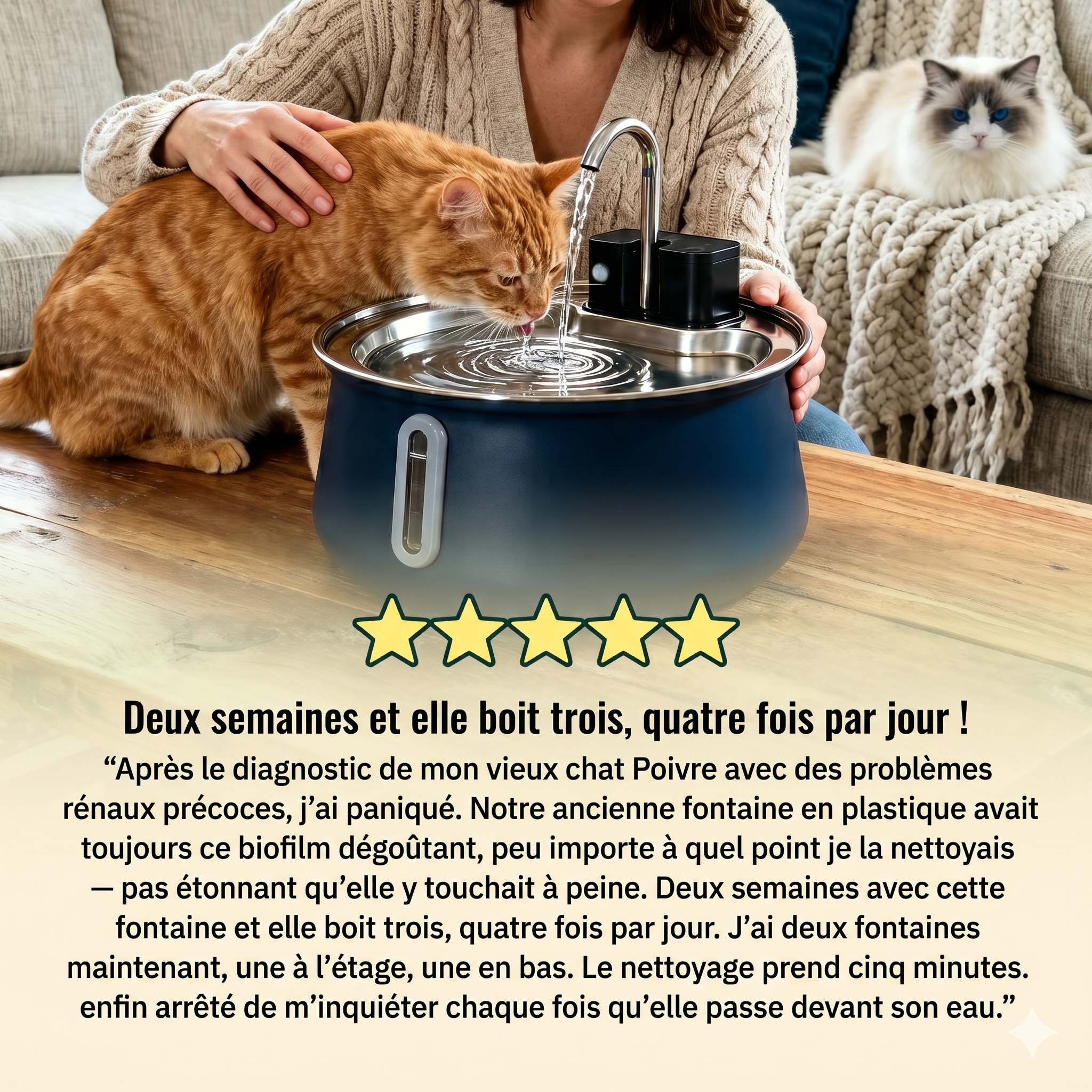 Fontaine Pour Chat- Selenia