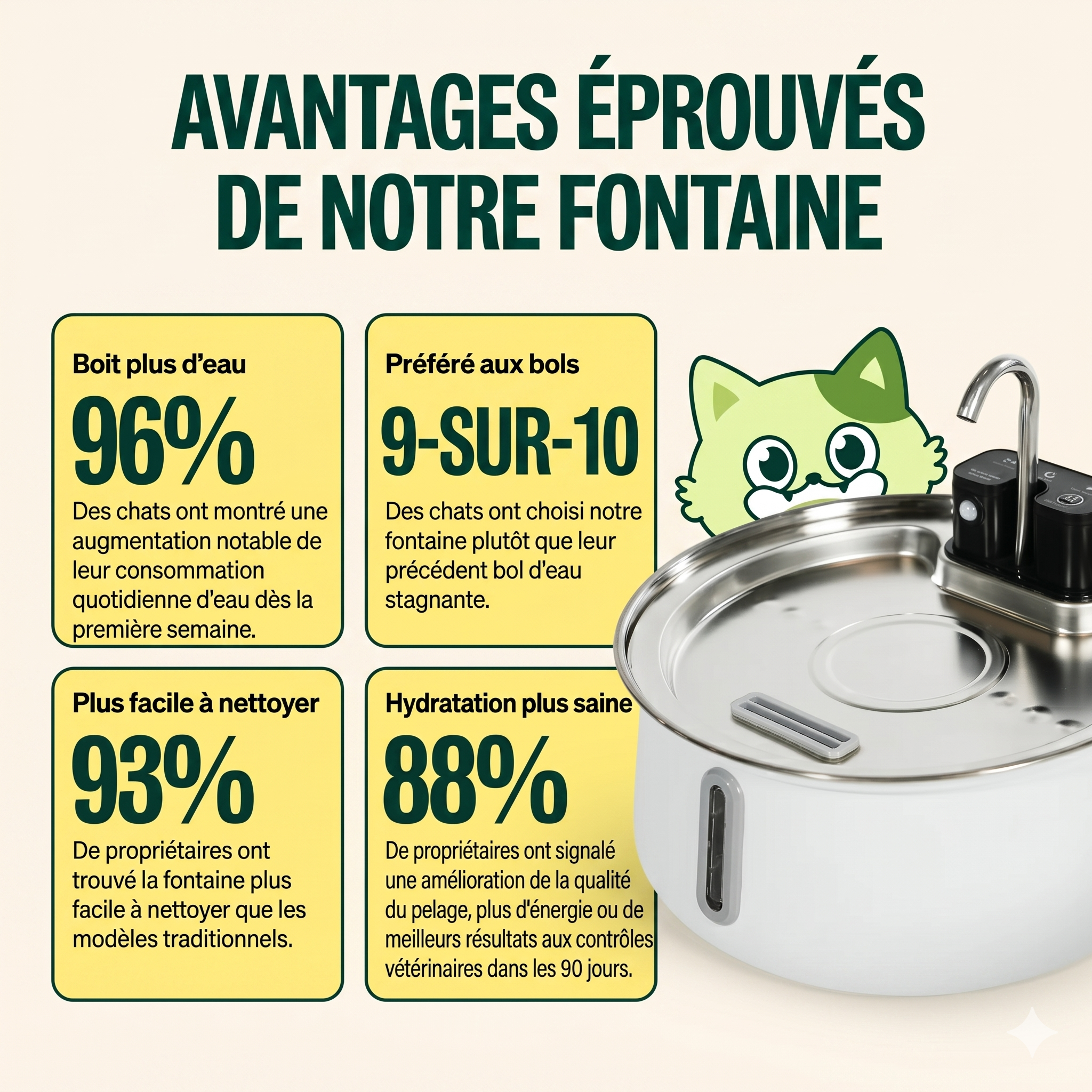 Fontaine Pour Chat- Selenia