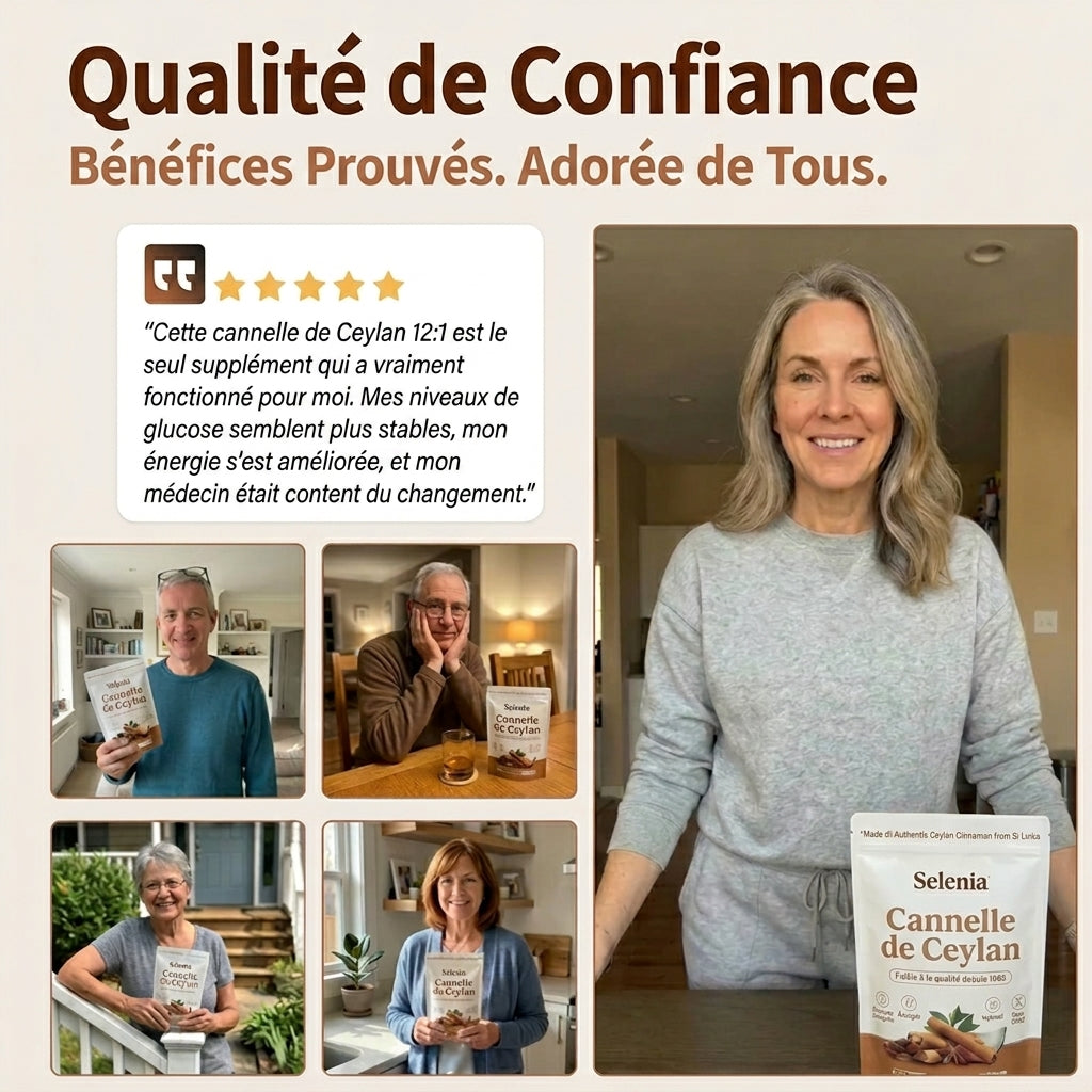 Cannelle de Ceylan 7200 mg Équivalent avec Huile MCT