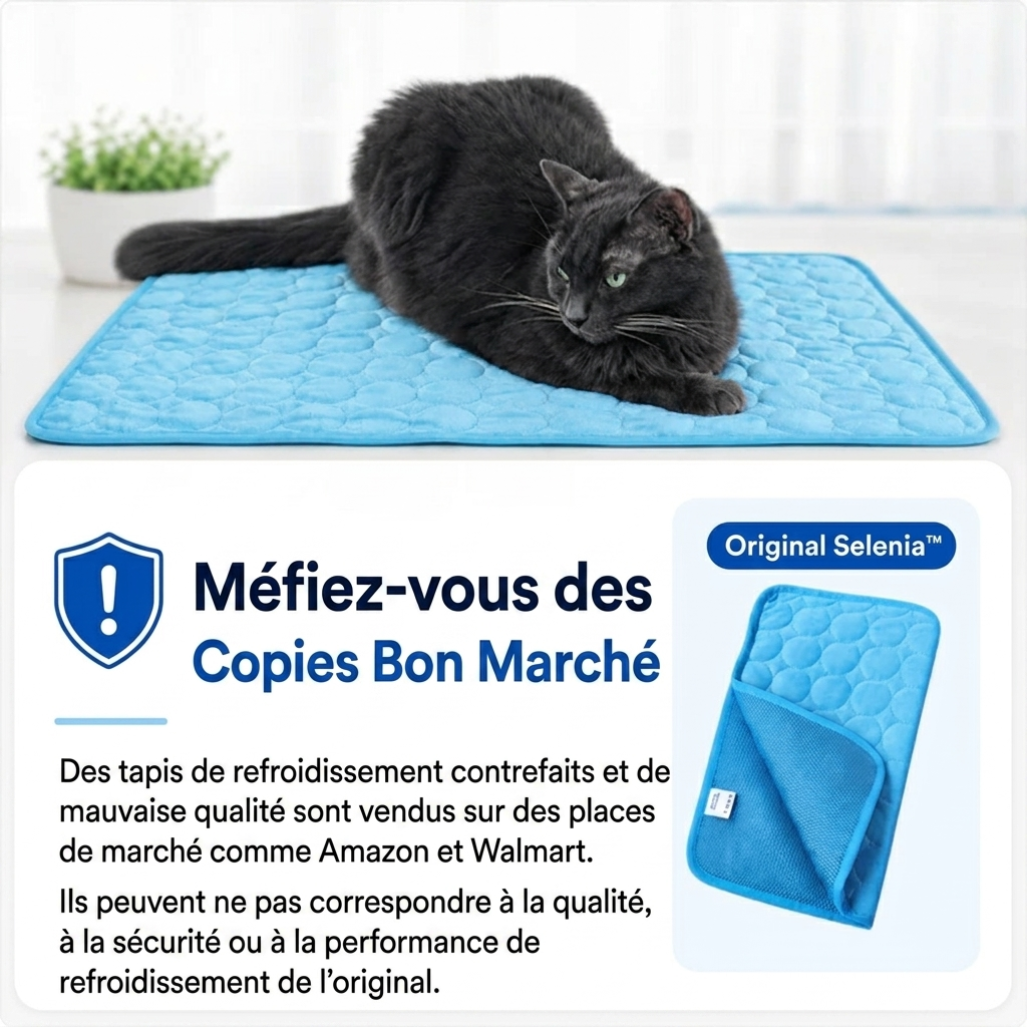 Protégez votre chat contre les coups de chaleur grâce au tapis rafraîchissant Selenia™