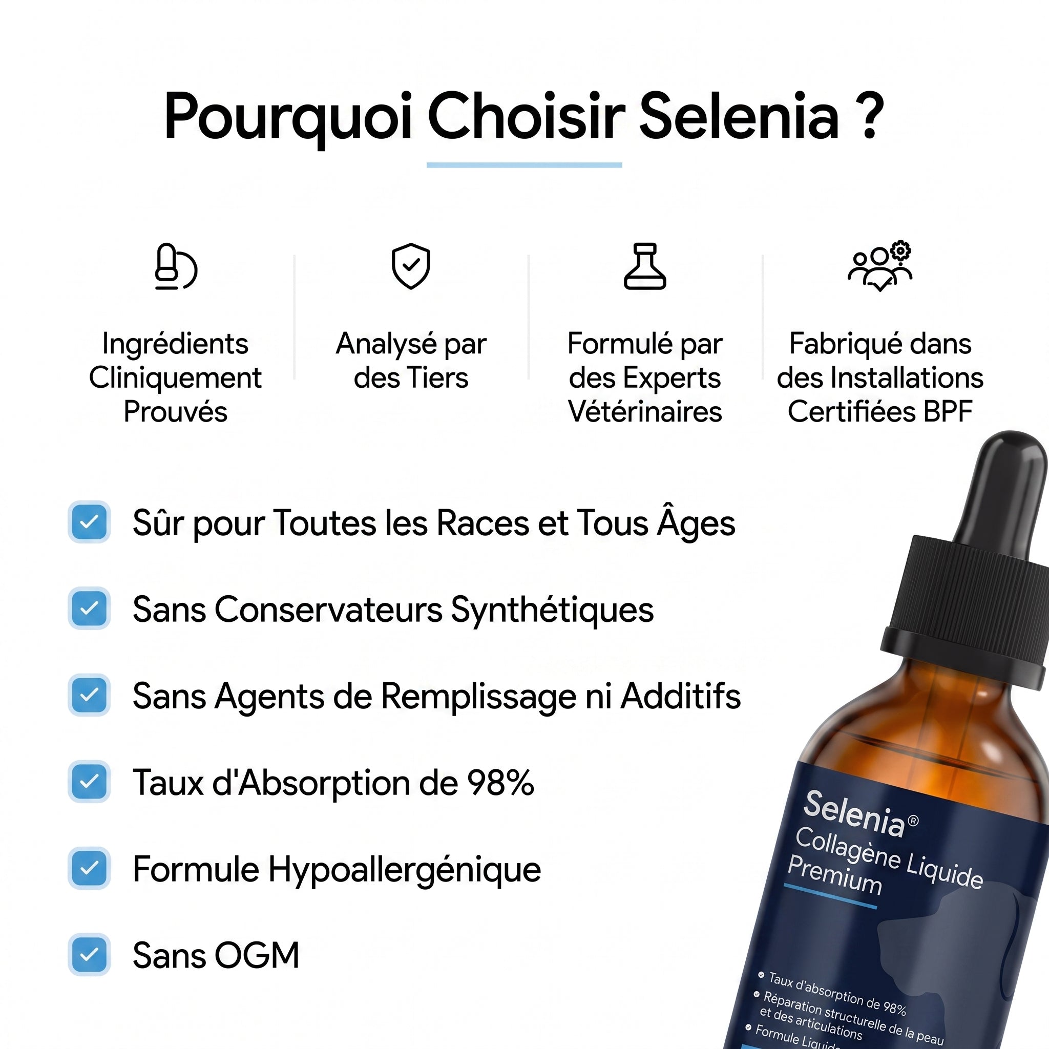 Collagène Liquide Premium Selenia™